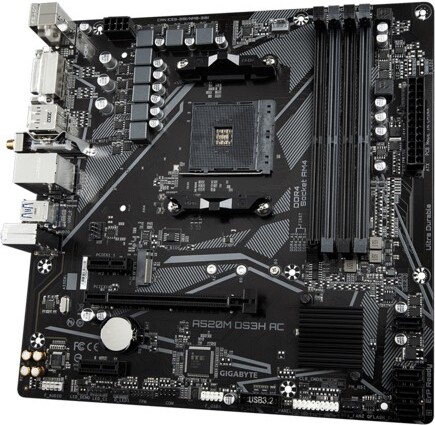 Gigabyte a520 serie moederbord ryzen on 3 orig - Gigabyte A520M DS3H AC Moederbord (zwart)