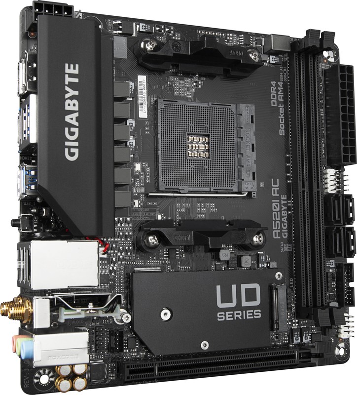 Gigabyte a520i ac moederbord 2 orig - Gigabyte A520I AC Moederbord