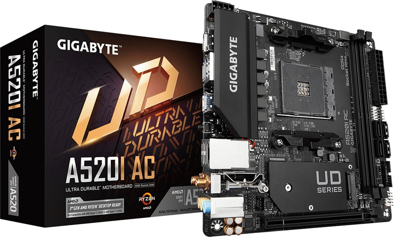 Gigabyte a520i ac moederbord 5 orig - Gigabyte A520I AC Moederbord