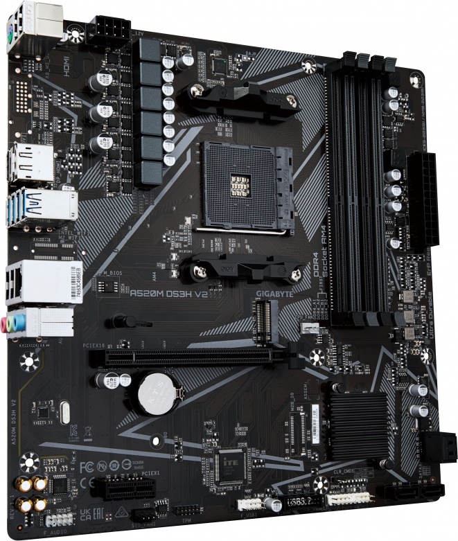 Gigabyte a520m ds3h v2 moederbord 2 orig - GIGABYTE A520M DS3H V2 Moederbord