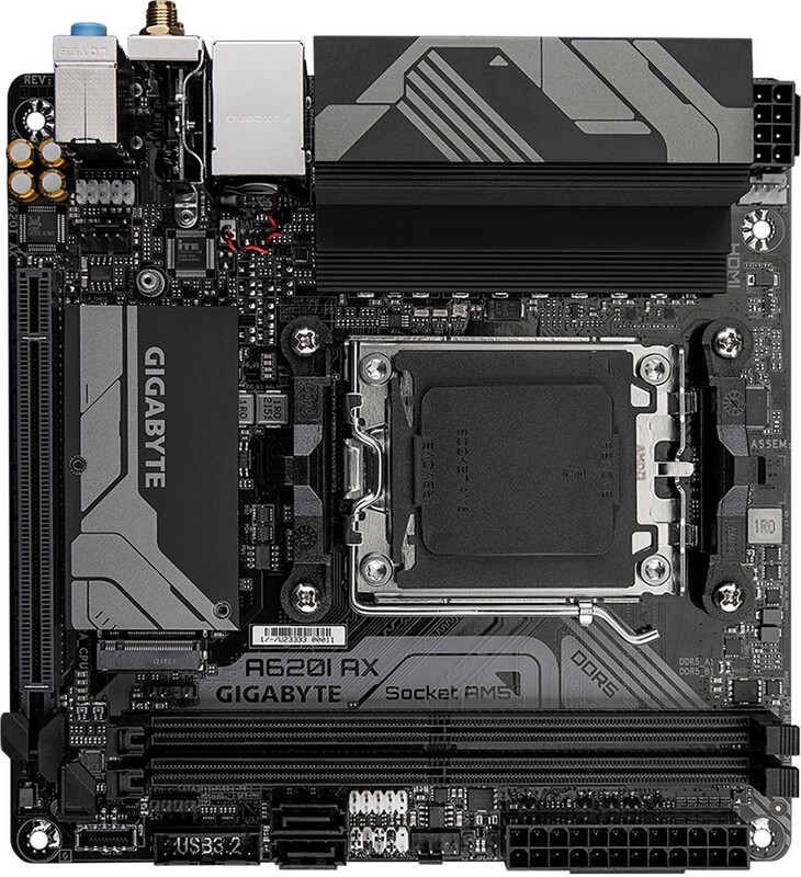 Gigabyte a620i ax rev 1 0 moederbord 3 orig - Gigabyte A620I AX Moederbord