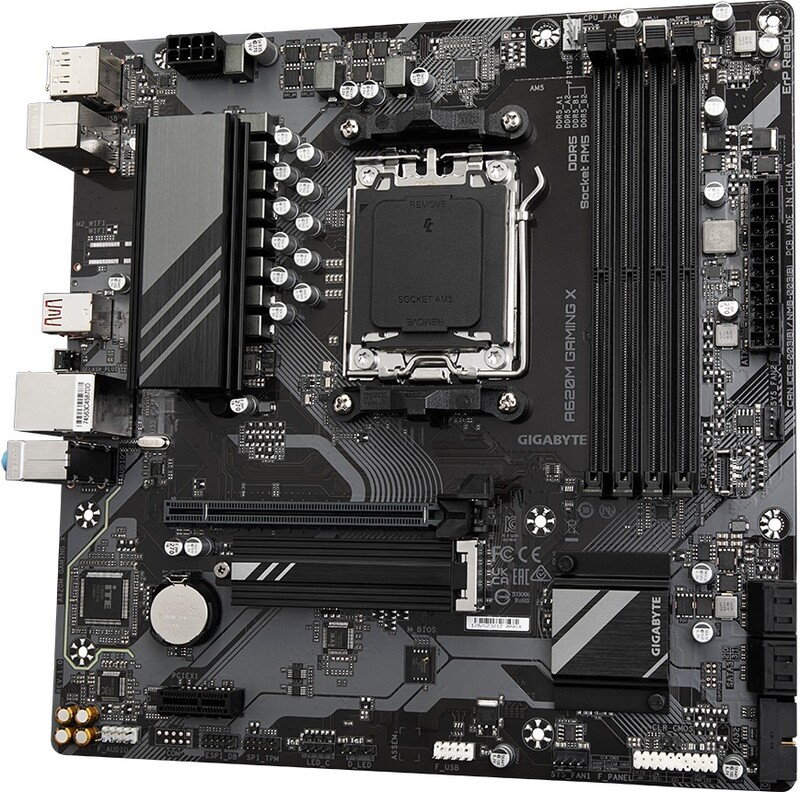Gigabyte a620m x rev 1 0 moederbord 3 orig - GIGABYTE A620M GAMING X Moederbord