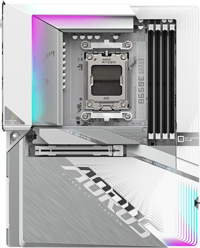 Gigabyte aorus b650e stealth ice moeder - Gigabyte Aorus B650E Stealth Ice Moederbord