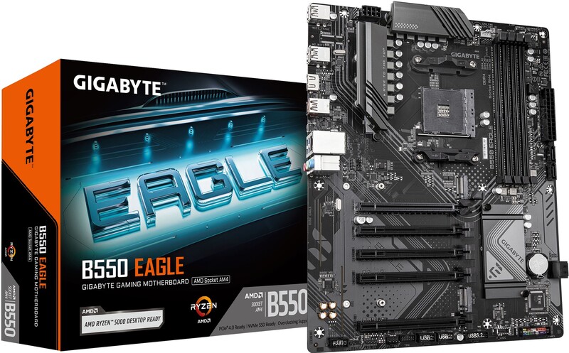 Gigabyte b550 eagle moederbord 4 orig - GIGABYTE B550 EAGLE Moederbord