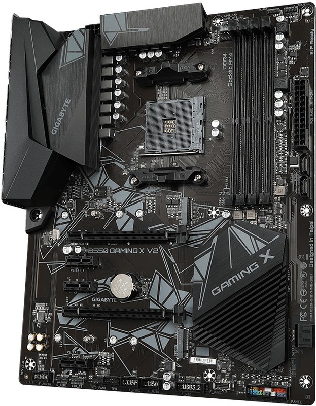Gigabyte b550 x v2 moederbord 3 orig - Gigabyte B550 GAMING X V2 Moederbord (zwart)