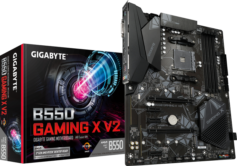 Gigabyte b550 x v2 moederbord 5 orig - Gigabyte B550 GAMING X V2 Moederbord (zwart)