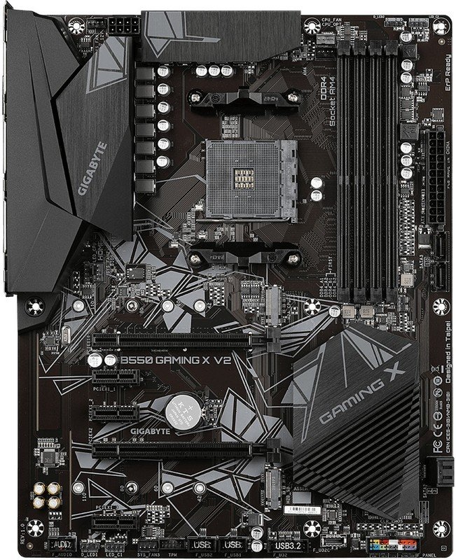 Gigabyte b550 x v2 moederbord - Gigabyte B550 GAMING X V2 Moederbord (zwart)