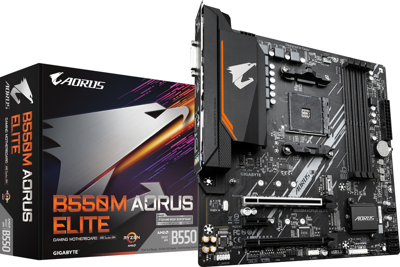 Gigabyte b550m aorus elite moederbord 5 orig - GIGABYTE B550M AORUS ELITE Moederbord