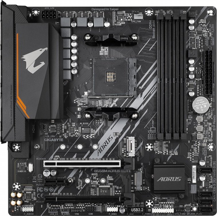 GIGABYTE GIGABYTE B550M AORUS ELITE moederbord