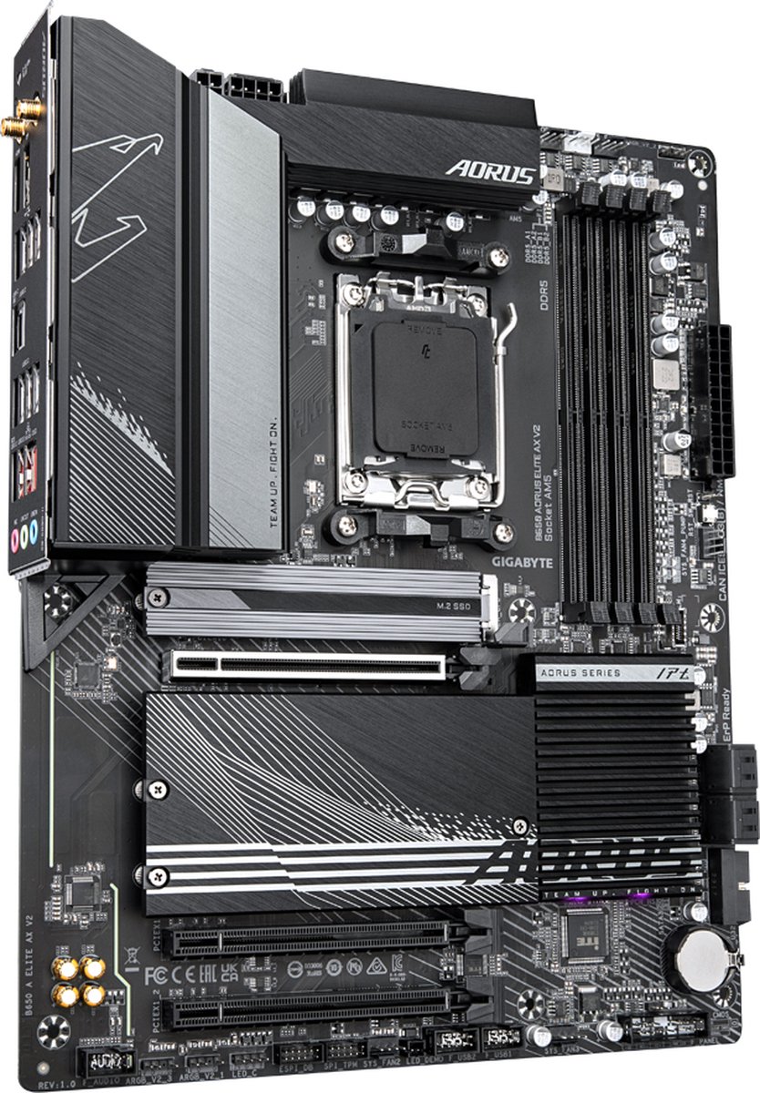Gigabyte B650 Aorus Elite Ax V2 - Moederbord - Atx - Socket Am5 - Amd B650 - - afbeelding 3