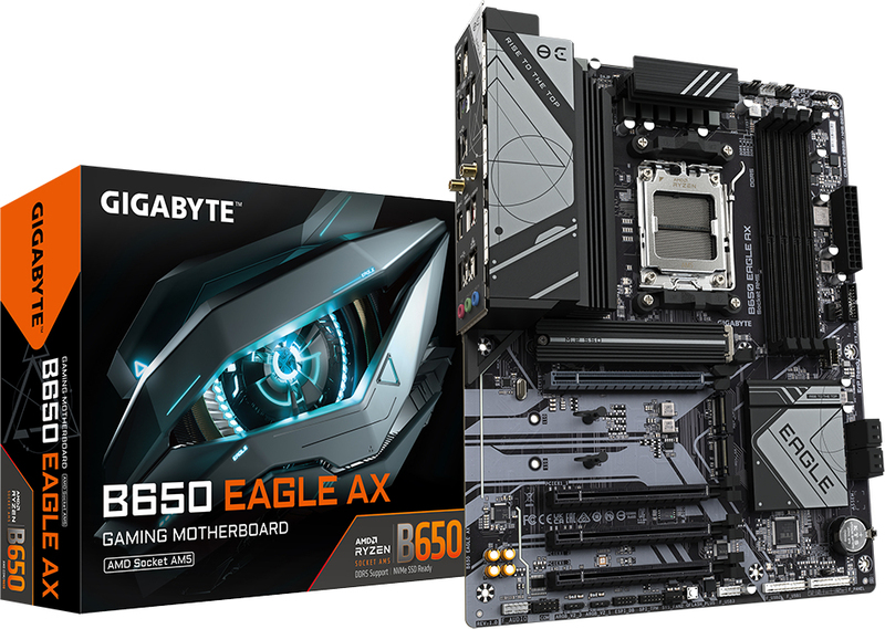 Gigabyte b650 eagle ax moederbord 5 orig - GIGABYTE B650 EAGLE AX Moederbord