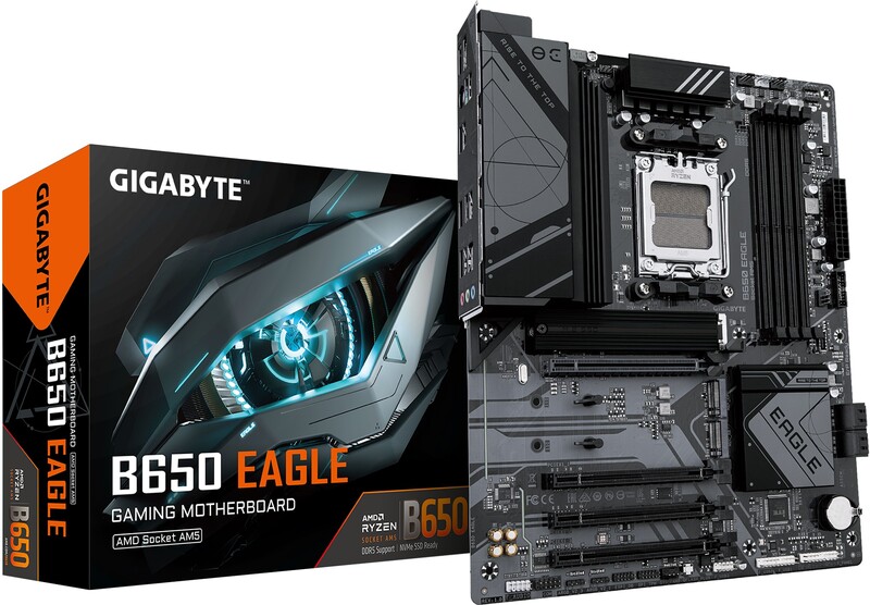 Gigabyte b650 eagle moederbord 4 orig - GIGABYTE B650 EAGLE Moederbord