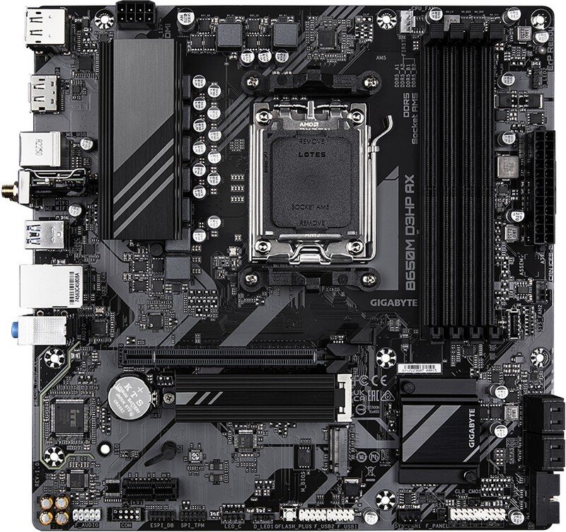 Gigabyte b650m d3hp ax socket am5 amd - Gigabyte B650M D3HP AX Moederbord