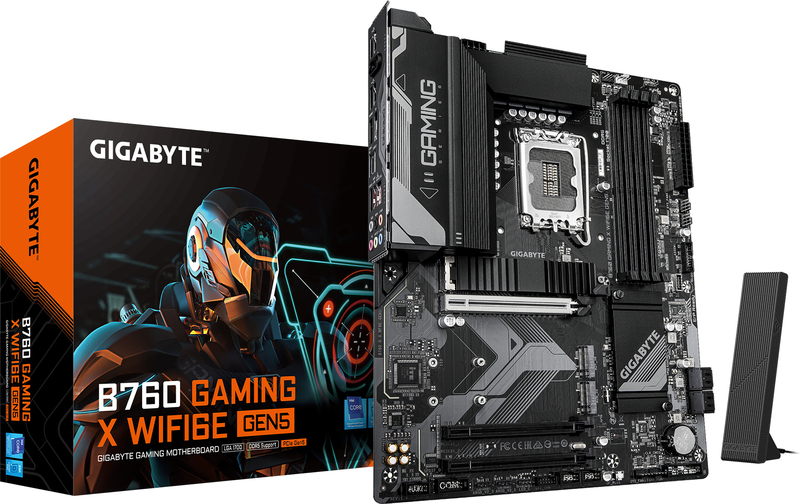 Gigabyte b760 x wifi6e gen5 moederbord 5 orig - GIGABYTE B760 GAMING X WIFI6E GEN5 Moederbord