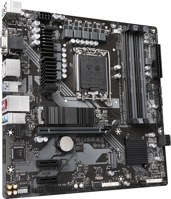 Gigabyte b760m ds3h ddr4 moederbord 2 orig - Gigabyte B760M DS3H DDR4 Moederbord
