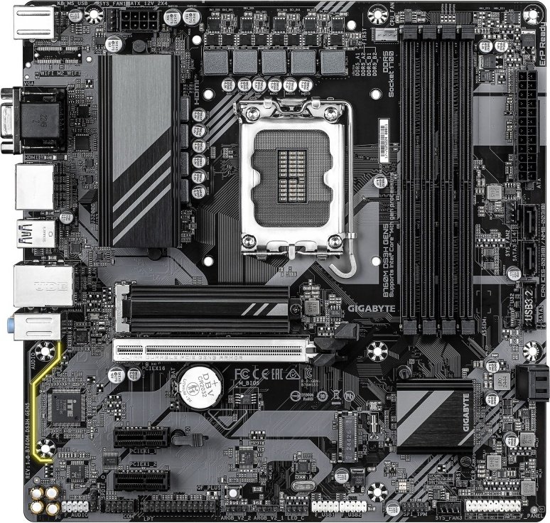 Gigabyte b760m ds3h gen5 moederbord - GIGABYTE B760M DS3H GEN5 Moederbord