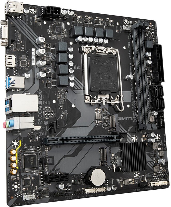 Gigabyte b760m h ddr4 2 orig - Gigabyte B760M H DDR4 Moederbord