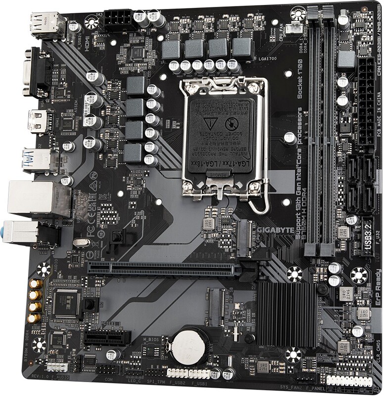 Gigabyte b760m h ddr4 3 orig - Gigabyte B760M H DDR4 Moederbord