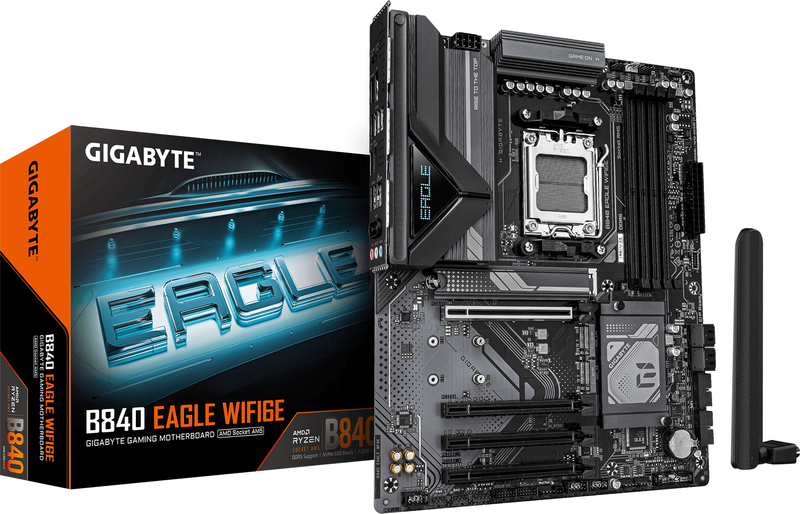 Gigabyte b840 eagle wifi6e amd b840 soc 4 orig - GIGABYTE B840 EAGLE WIFI6E Moederbord