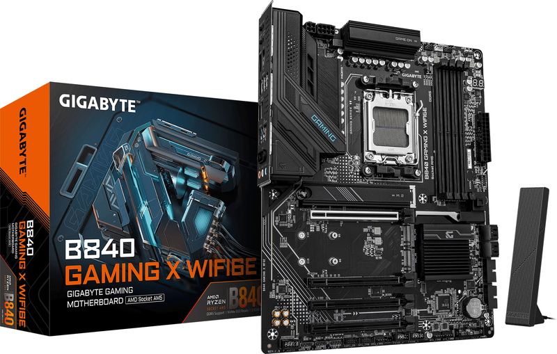 Gigabyte b840 x wifi6e 4 orig - Gigabyte B840 Gaming X WiFi6E Moederbord