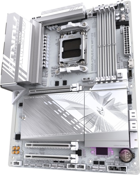 Gigabyte b850 aorus elite wifi7 ice moe 3 orig - GIGABYTE B850 AORUS ELITE WIFI7 ICE Moederbord