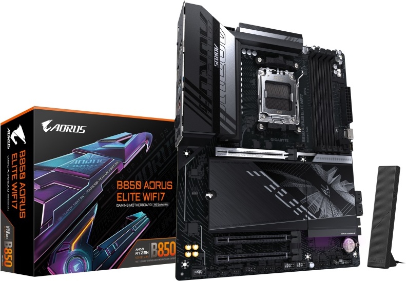 Gigabyte b850 aorus elite wifi7 moederb 5 orig - Gigabyte B850 AORUS ELITE WIFI7 Moederbord
