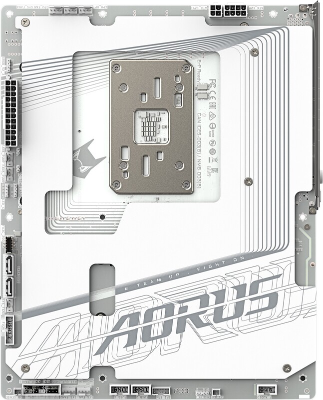 Gigabyte b850 aorus stealth ice moederb 2 orig - GIGABYTE B850 AORUS STEALTH ICE Moederbord