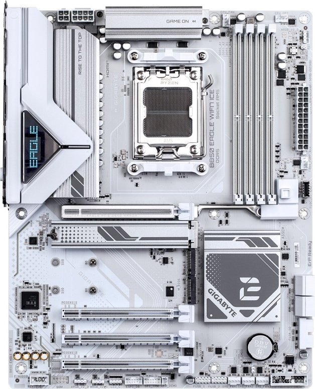 Gigabyte b850 eagle wifi7 ice moederbor - Gigabyte B850 EAGLE WIFI7 ICE Moederbord
