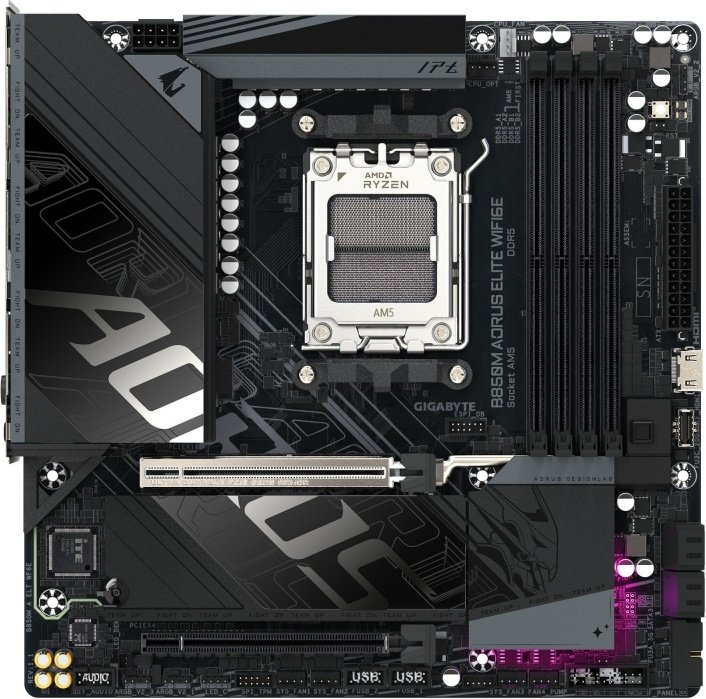 GIGABYTE GIGABYTE B850M AORUS ELITE WIFI6E moederbord