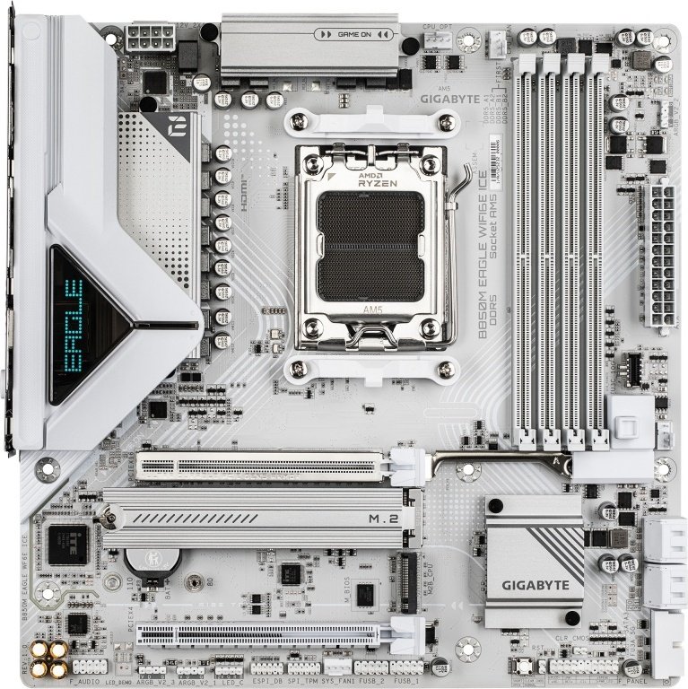 Gigabyte b850m eagle wf6e ice moederbor - GIGABYTE B850M EAGLE WIFI6E ICE Moederbord