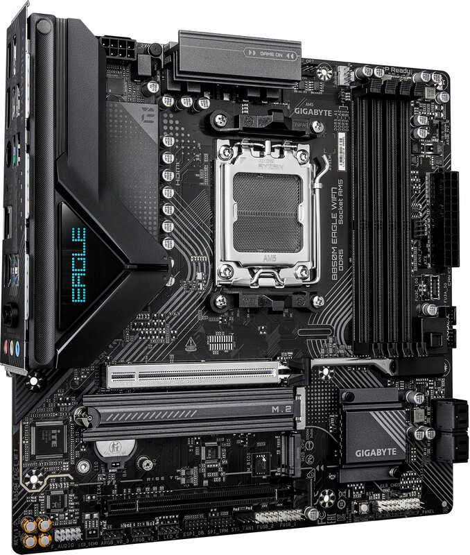 Gigabyte b850m eagle wifi7 moederbord 2 orig - Gigabyte B850M EAGLE WIFI7 Moederbord (Black)