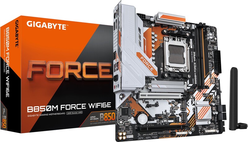 Gigabyte b850m force wifi6e moederbord 4 orig - GIGABYTE B850M FORCE WIFI6E Moederbord
