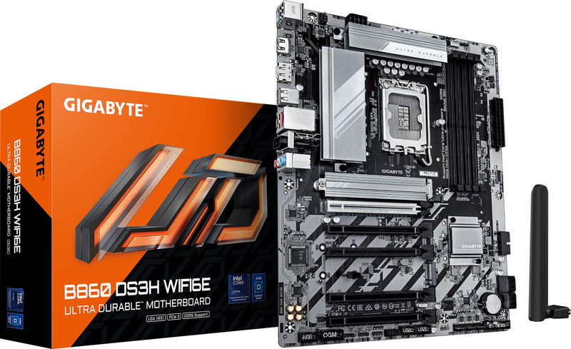 Gigabyte b860 ds3h wifi6e moederbord 4 orig - Gigabyte B860 DS3H WIFI6E Moederbord