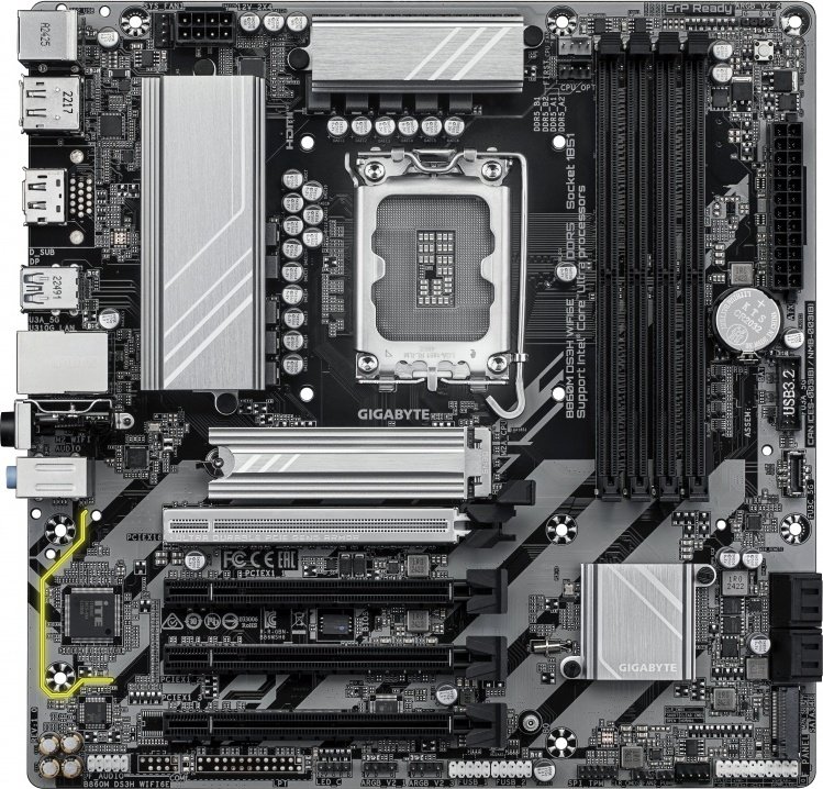 GIGABYTE GIGABYTE B860M DS3H WIFI6E moederbord