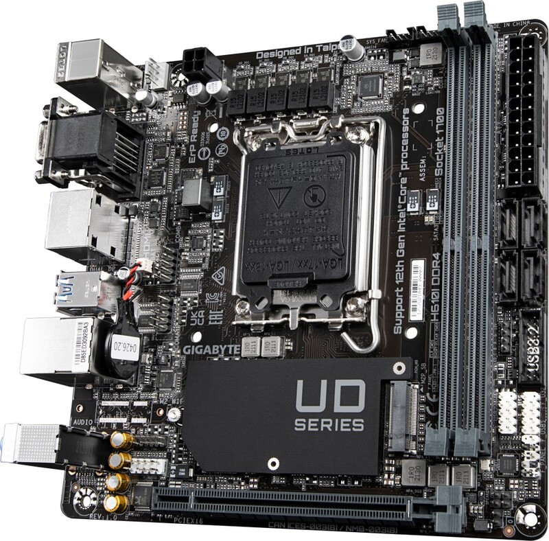 Gigabyte h610i ddr4 3 orig - Gigabyte H610I DDR4 Moederbord