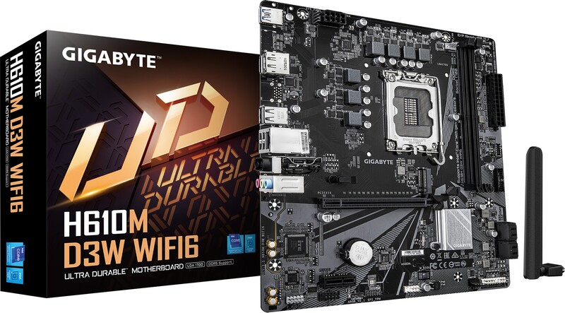 Gigabyte h610m d3w wifi6 4 orig - GIGABYTE H610M D3W WIFI6 Moederbord
