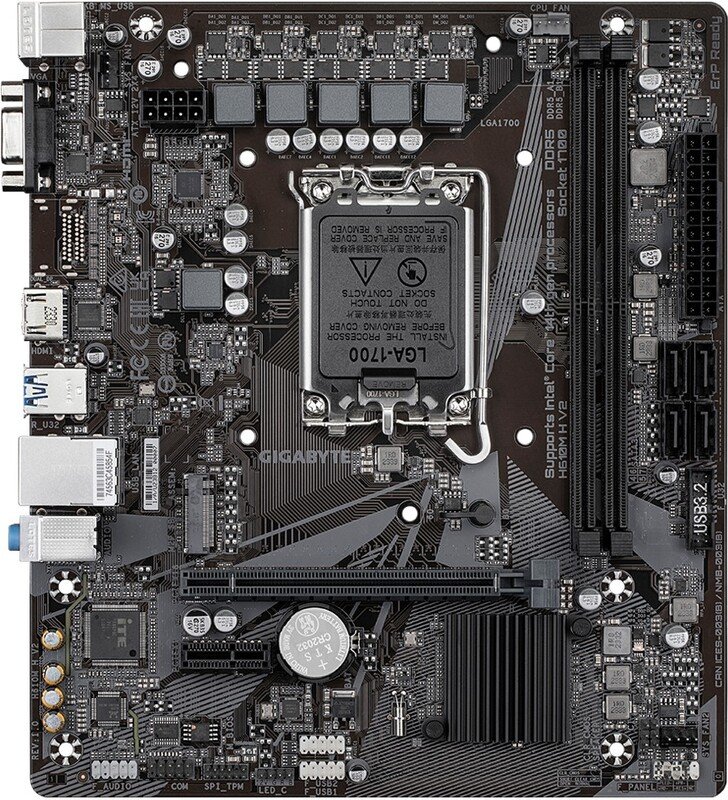 Gigabyte Gigabyte H610M H V2 - Moederbord - Intel Socket 1700 - Micro Atx