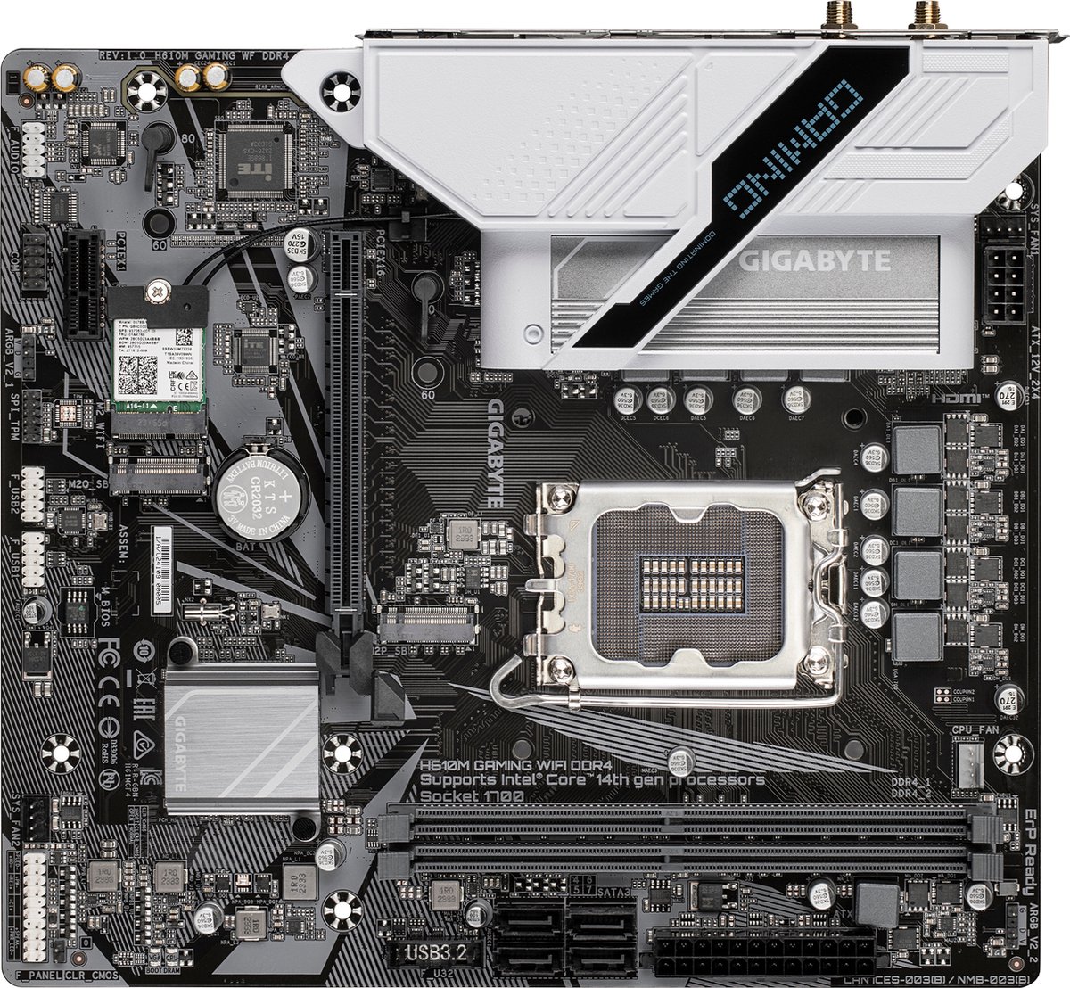H610M GAMING WF DDR4 Moederbord - afbeelding 4
