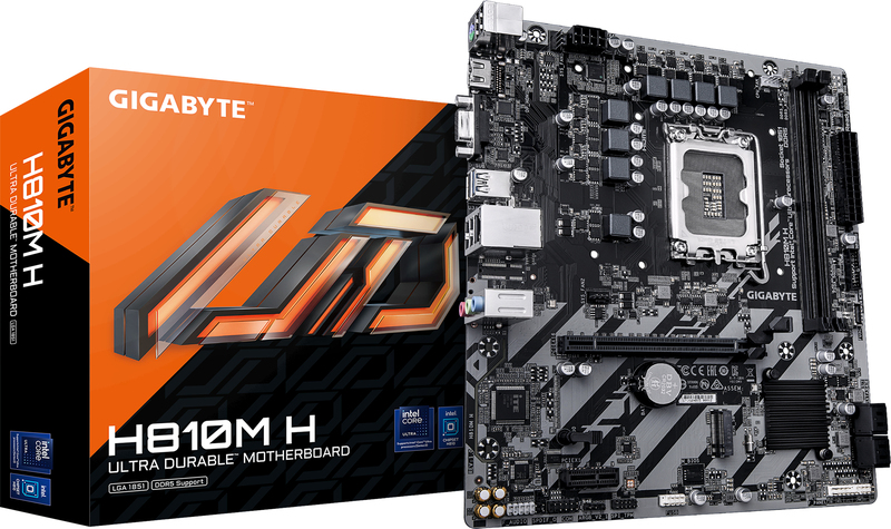Gigabyte h810m h moederbord 4 orig - GIGABYTE H810M H Moederbord