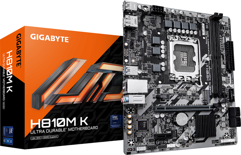 Gigabyte h810m k moederbord 4 orig - GIGABYTE H810M K Moederbord