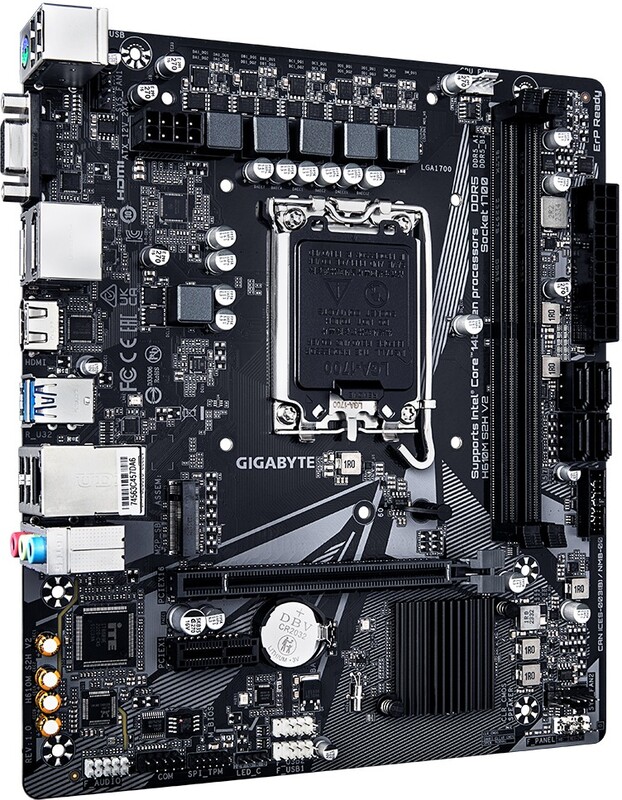 Gigabyte moederbord h610m s2h v2 s 1700 2 orig - Gigabyte H610M S2H V2 Moederbord