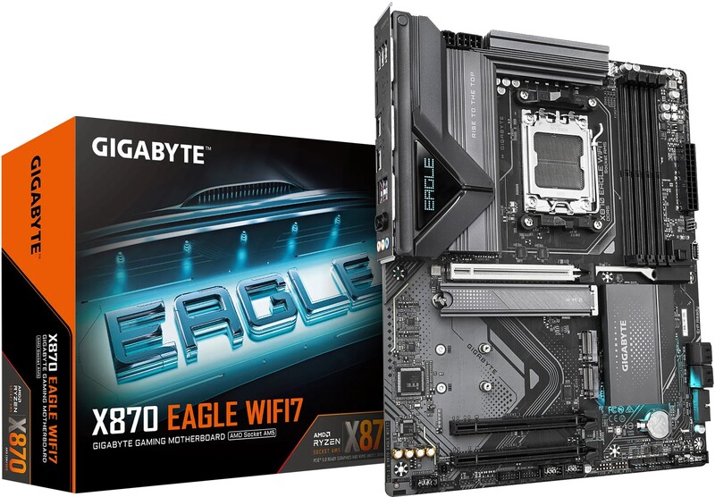 Gigabyte x870 eagle wifi7 moederbord 4 orig - GIGABYTE X870 EAGLE WIFI7 Moederbord