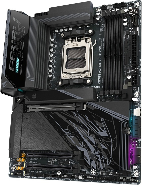 Gigabyte x870e aorus elite x3d moederbo 3 orig - GIGABYTE X870E AORUS ELITE X3D Moederbord