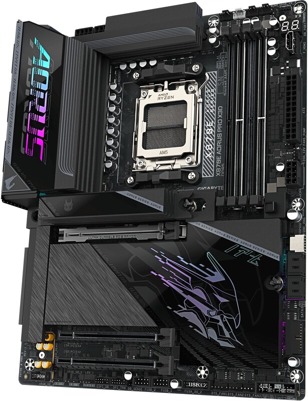 Gigabyte x870e aorus pro x3d moederbord 3 orig - GIGABYTE X870E AORUS PRO X3D Moederbord