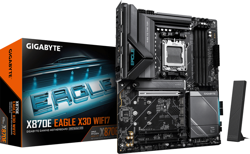 Gigabyte x870e eagle x3d wifi7 moederbo 4 orig - Gigabyte X870E Eagle X3D Wifi7 Moederbord