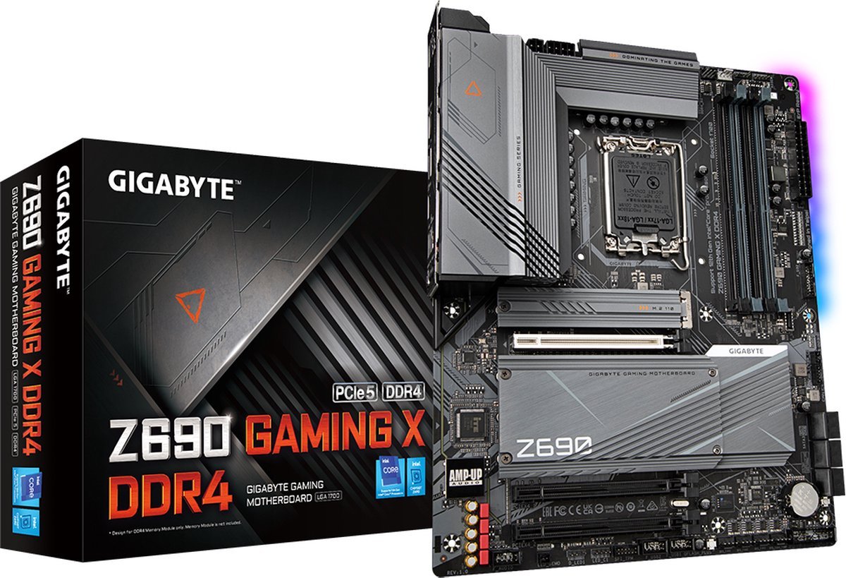 Gigabyte Gigabyte Z690 Gaming X Ddr4 Moederbord (Socket 1700)
