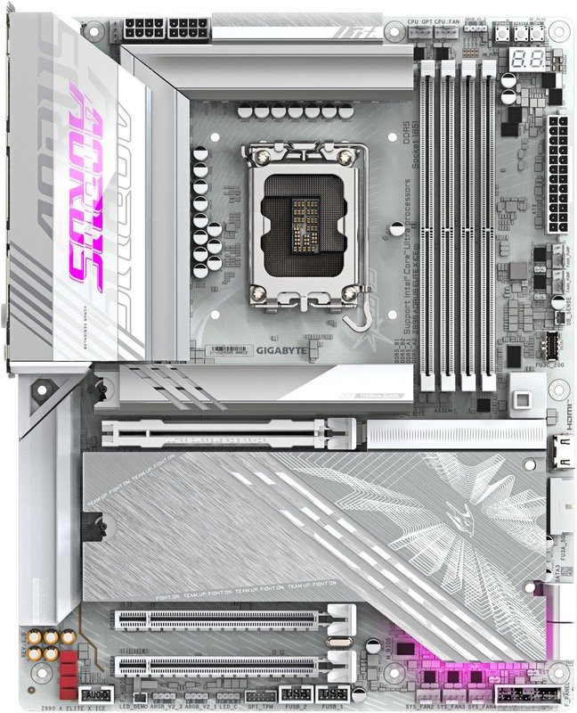 Gigabyte z890 a elite x ice atx - Gigabyte Z890 A Elite X Ice Moederbord