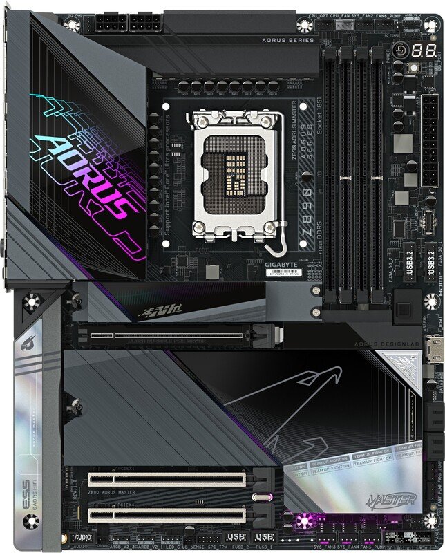 Gigabyte z890 aorus master moederbord - GIGABYTE Z890 AORUS MASTER Moederbord