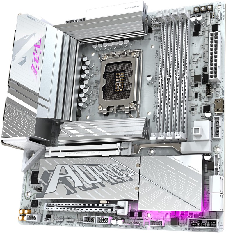 Gigabyte z890m aorus elite wf7 ice moed 3 orig - Gigabyte Z890M AORUS ELITE WIFI7 ICE Moederbord
