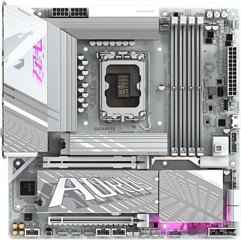 Gigabyte z890m aorus elite wf7 ice moed - Gigabyte Z890M AORUS ELITE WIFI7 ICE Moederbord